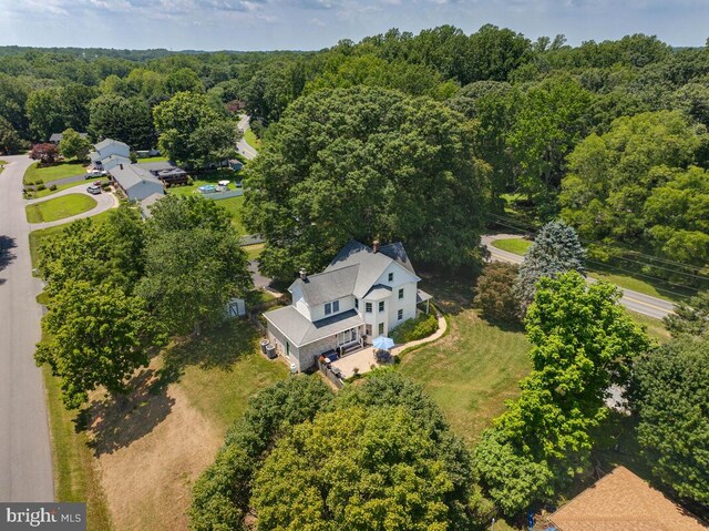 2090 Clearview Dr, Owings, MD 20736 - view of subject property featuring a heavily wooded area