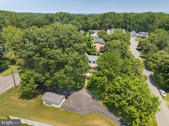 2090 Clearview Dr, Owings, MD 20736 - view of property location featuring a heavily wooded area