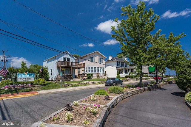2090 Clearview Dr, Owings, MD 20736 - view of asphalt road with curbs