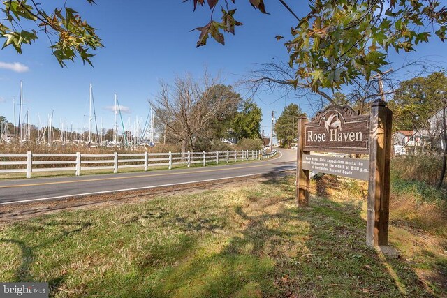 2090 Clearview Dr, Owings, MD 20736 - view of asphalt road