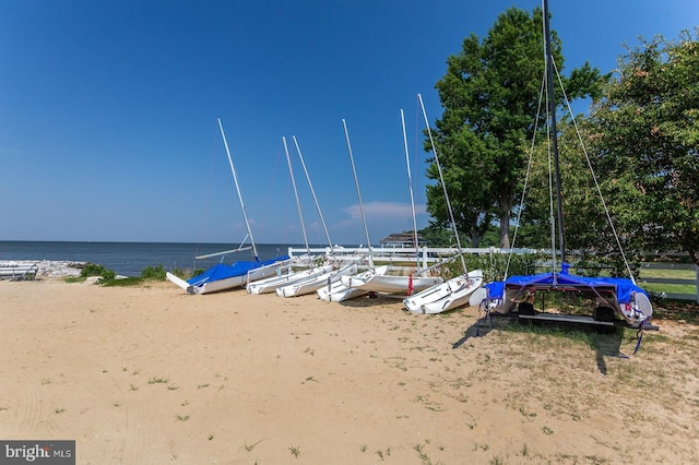 2090 Clearview Dr, Owings, MD 20736 - view of home's community featuring a water view and a boat dock