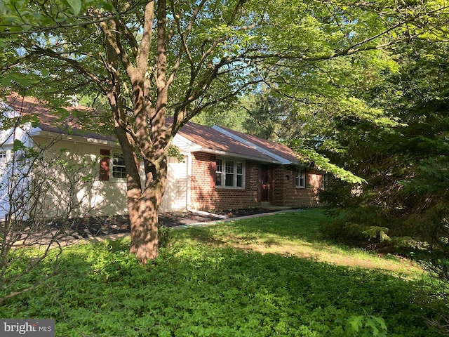 1420 E Boot Rd, West Chester, PA 19380 - view of front of property with brick siding and a front lawn