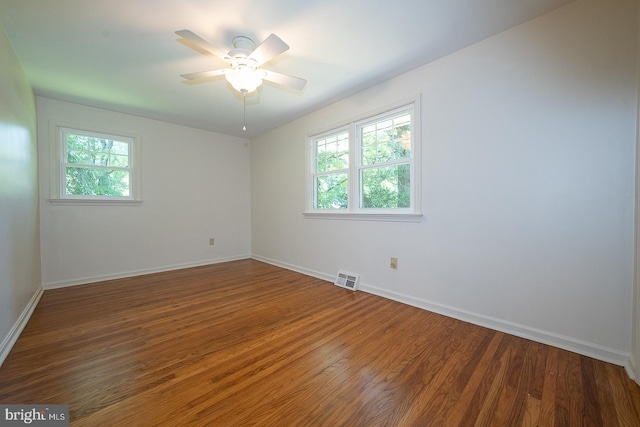 1420 E Boot Rd, West Chester, PA 19380 - spare room featuring plenty of natural light, wood finished floors, and ceiling fan