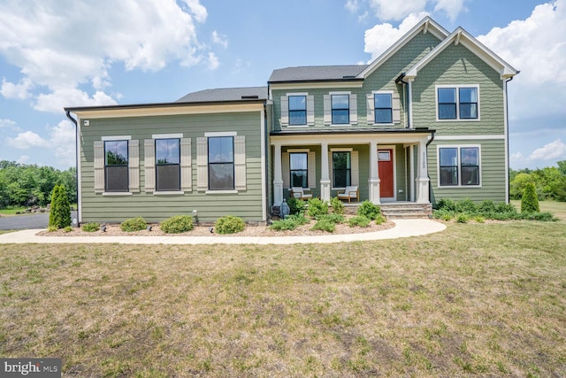 11100 Slate Landing Ln, Nokesville, VA 20181 - craftsman-style house with a porch and a front yard
