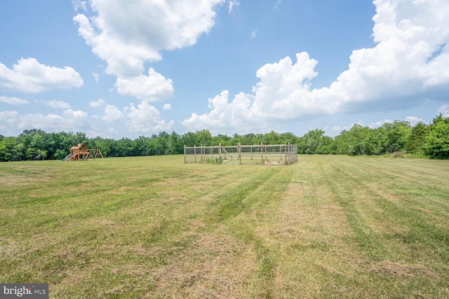 11100 Slate Landing Ln, Nokesville, VA 20181 - view of grassy yard with a view of countryside