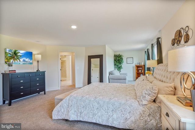 11100 Slate Landing Ln, Nokesville, VA 20181 - bedroom with light carpet and recessed lighting