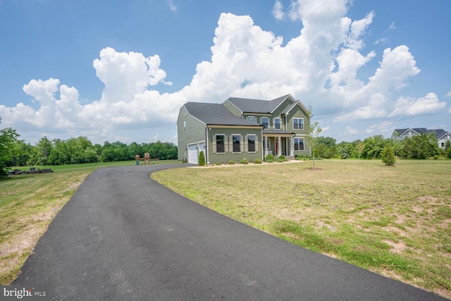 11100 Slate Landing Ln, Nokesville, VA 20181 - traditional home featuring driveway, a front lawn, and a garage