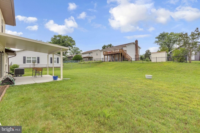 1848 Statesman Ct, Severn, MD 21144 - fenced backyard featuring a patio