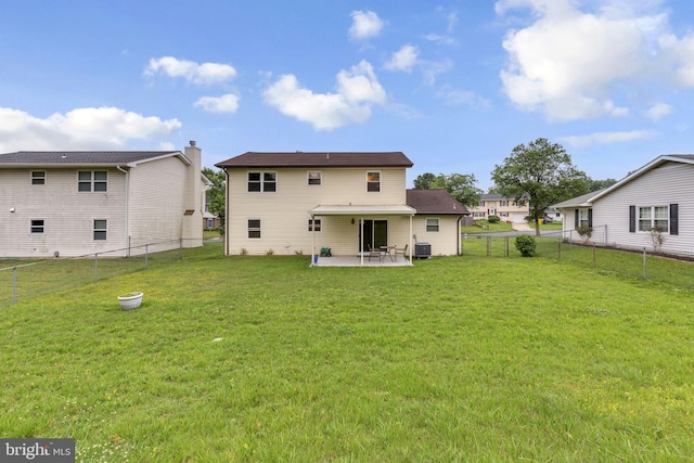 1848 Statesman Ct, Severn, MD 21144 - rear view of property with a patio area and a fenced backyard
