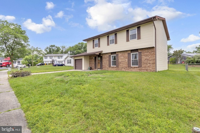 1848 Statesman Ct, Severn, MD 21144 - view of front of property featuring a garage, brick siding, and driveway