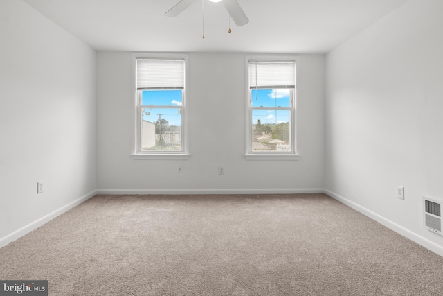 3915 Falls Rd, Baltimore, MD 21211 - carpeted spare room with healthy amount of natural light and a ceiling fan