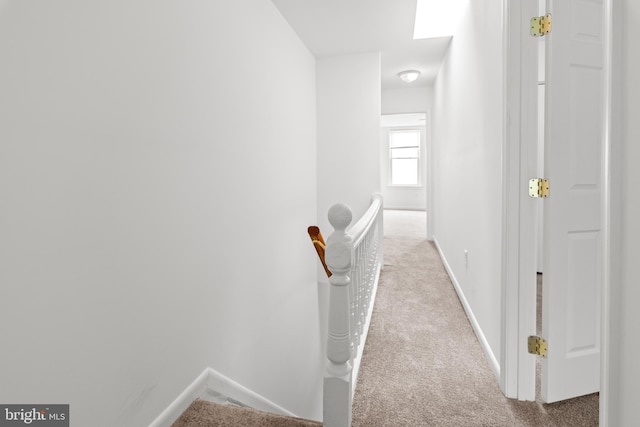 3915 Falls Rd, Baltimore, MD 21211 - hallway featuring carpet floors and baseboards