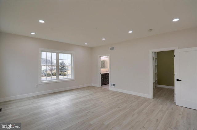 51FRANKLINDR Franklin Dr, Mechanicsburg, PA 17055 - unfurnished room with light wood-type flooring and recessed lighting