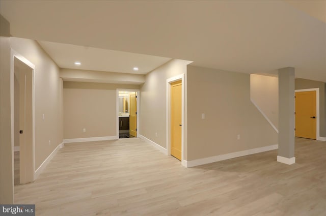 51FRANKLINDR Franklin Dr, Mechanicsburg, PA 17055 - empty room with light wood-type flooring and recessed lighting