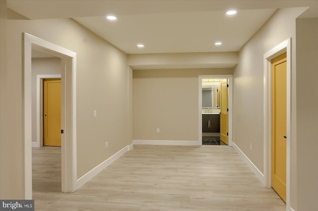 51FRANKLINDR Franklin Dr, Mechanicsburg, PA 17055 - hallway featuring light wood-style flooring and recessed lighting