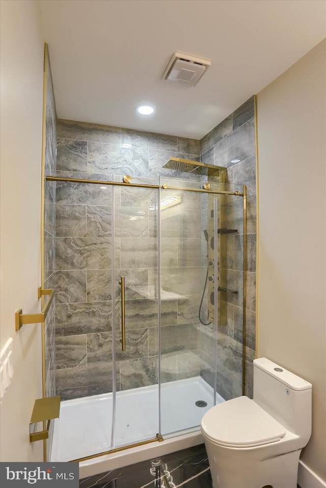51FRANKLINDR Franklin Dr, Mechanicsburg, PA 17055 - full bathroom featuring a shower stall and recessed lighting