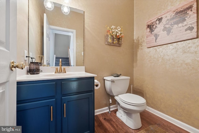 213 Buchanan Ct, Downingtown, PA 19335 - bathroom with wood finished floors and vanity
