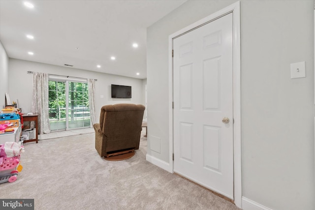213 Buchanan Ct, Downingtown, PA 19335 - sitting room with carpet floors and recessed lighting