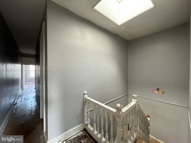 2532 W Baltimore St, Baltimore, MD 21223 - stairs featuring baseboards