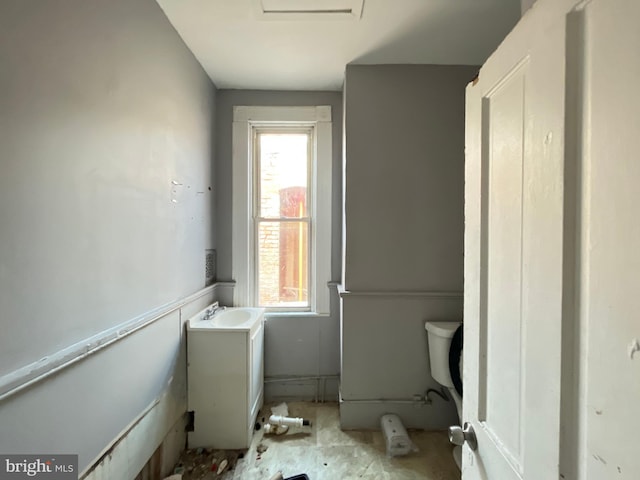 2532 W Baltimore St, Baltimore, MD 21223 - bathroom featuring toilet and a sink