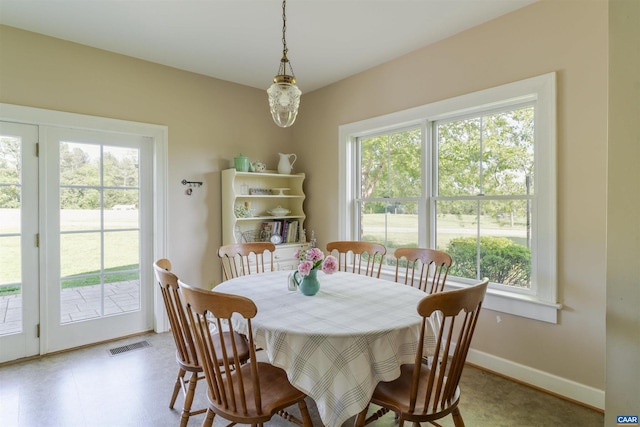 928 Slate Mill Rd Unit B, Stanardsville, VA 22973 - dining room with healthy amount of natural light and light floors