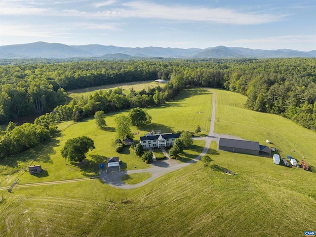 928 Slate Mill Rd Unit B, Stanardsville, VA 22973 - overview of rural landscape with a mountainous background