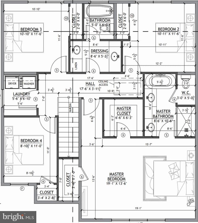 9912 Ridge St, Lanham, MD 20706 - view of floor plan / room layout