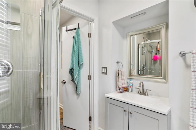 432 Mcdowell Ave, Hagerstown, MD 21740 - full bathroom with vanity and a shower stall