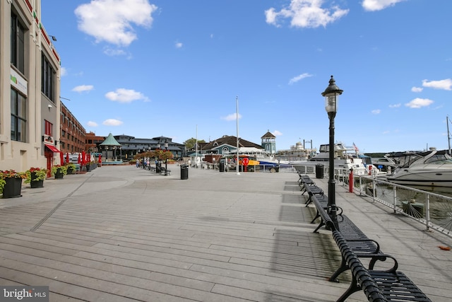 2059 Huntington Ave Unit 1406, Alexandria, VA 22303 - dock area with a residential view