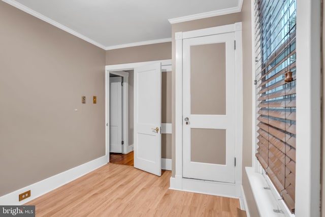 32 W Willow St, Carlisle, PA 17013 - unfurnished bedroom featuring light wood finished floors and ornamental molding