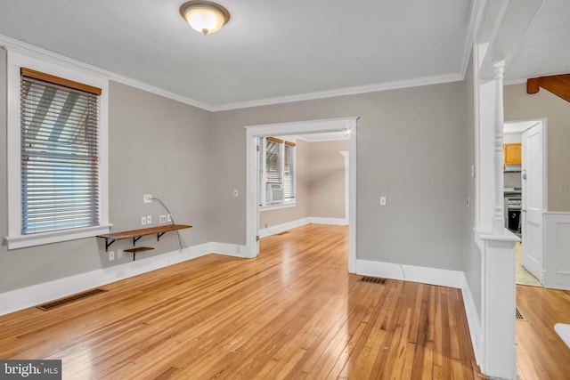 32 W Willow St, Carlisle, PA 17013 - unfurnished room with light wood-type flooring and ornamental molding