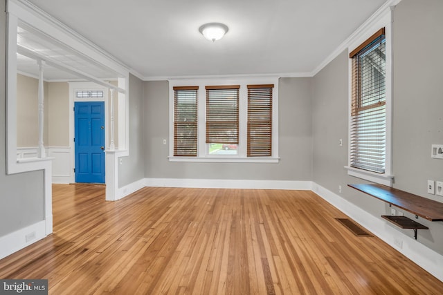 32 W Willow St, Carlisle, PA 17013 - empty room featuring crown molding and light wood finished floors