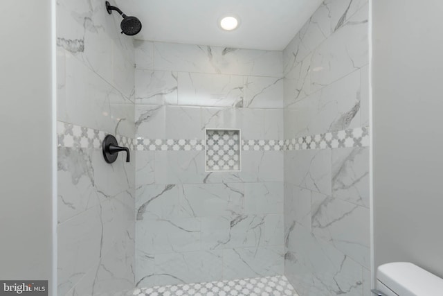 1715 E Oliver St, Baltimore, MD 21213 - bathroom with toilet and tiled shower