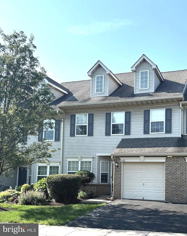 420 Fairview Way, New Hope, PA 18938 - multi unit property featuring brick siding, a garage, and driveway
