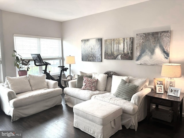 420 Fairview Way, New Hope, PA 18938 - living area featuring wood finished floors