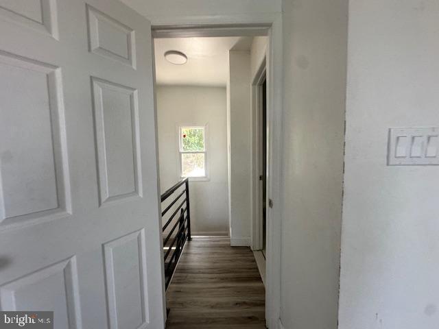 2521 N 12th St, Philadelphia, PA 19133 - corridor featuring wood finished floors and baseboards