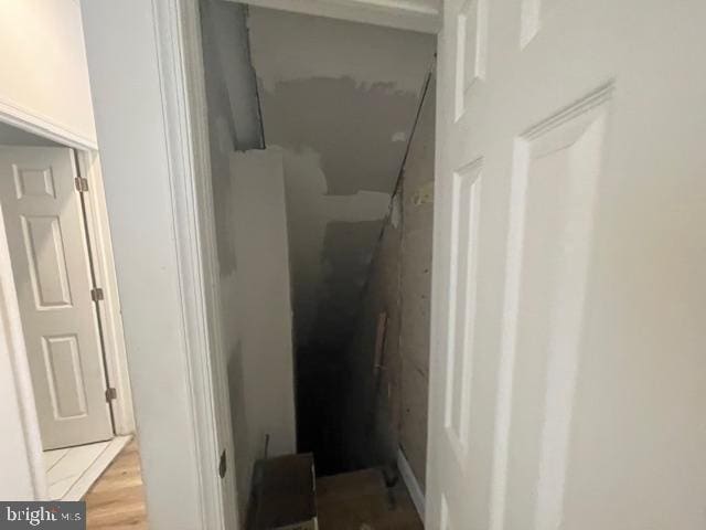 2521 N 12th St, Philadelphia, PA 19133 - stairway with wood finished floors