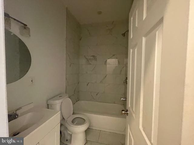 2521 N 12th St, Philadelphia, PA 19133 - full bath with vanity, tile patterned floors, and bathing tub / shower combination