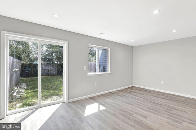 3 Villanova Ct, Sicklerville, NJ 08081 - unfurnished room with wood finished floors and recessed lighting