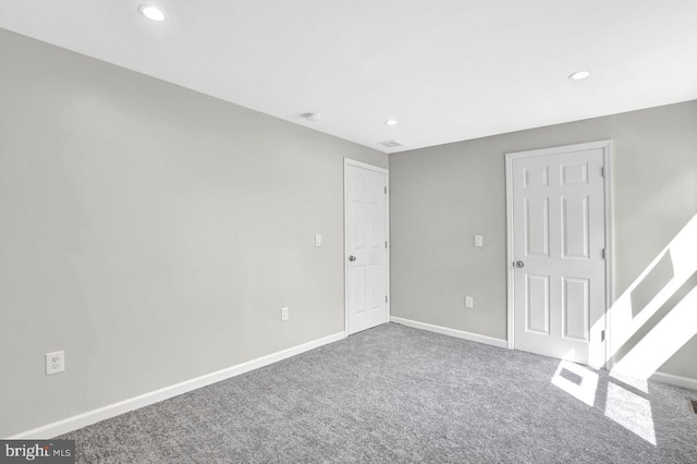 3 Villanova Ct, Sicklerville, NJ 08081 - empty room featuring recessed lighting, carpet floors, and stairway