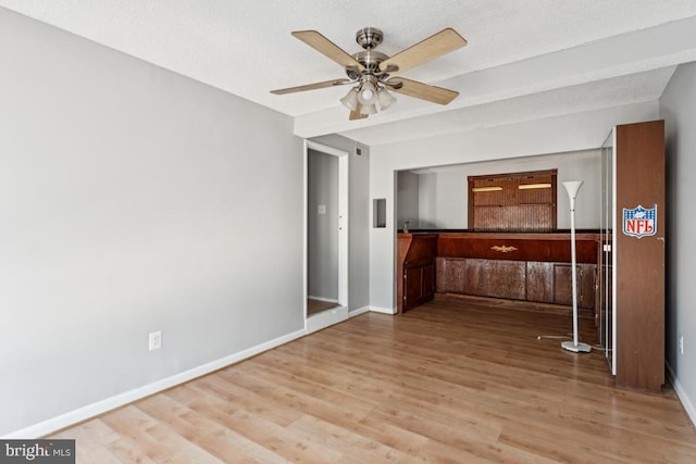 9405 Loughran Rd, Fort Washington, MD 20744 - unfurnished living room with wood finished floors and a ceiling fan
