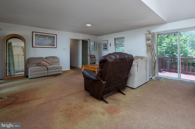 3221 Union Ave, Pennsauken, NJ 08109 - living area with carpet and recessed lighting