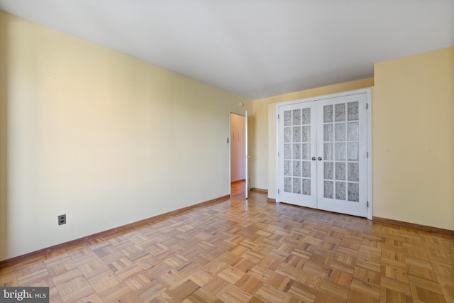 2475 Virginia Ave NW Unit 600, Washington, DC 20037 - unfurnished room with french doors and baseboards