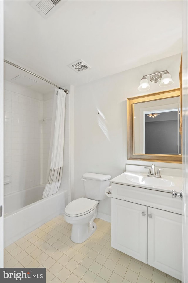 19 Yogurt Ln, Baltimore, MD 21231 - bathroom featuring tile patterned floors, vanity, and shower / bathtub combination with curtain