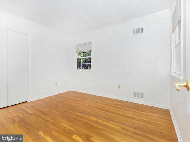 31 Cullinan Dr, Gaithersburg, MD 20878 - unfurnished bedroom with wood finished floors and ornamental molding