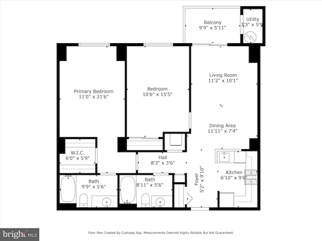 2726 Gallows Rd Unit 411, Vienna, VA 22180 - view of room layout