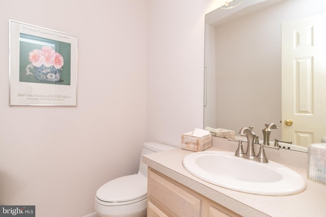 14 Winslow Way, Dresher, PA 19025 - half bathroom with vanity and toilet