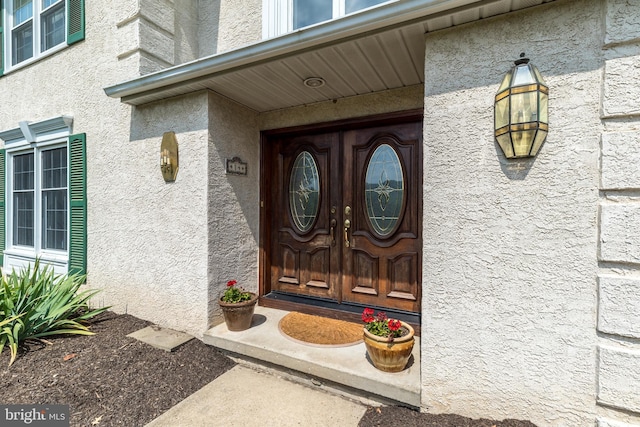 14 Winslow Way, Dresher, PA 19025 - entrance to property featuring stucco siding