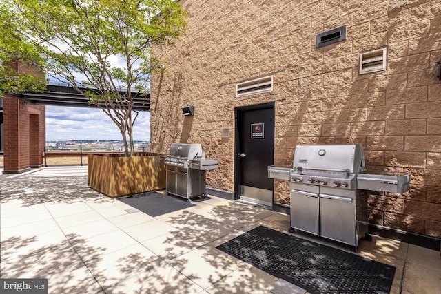 1010 Massachusetts Ave NW Unit 706, Washington, DC 20001 - view of patio featuring grilling area