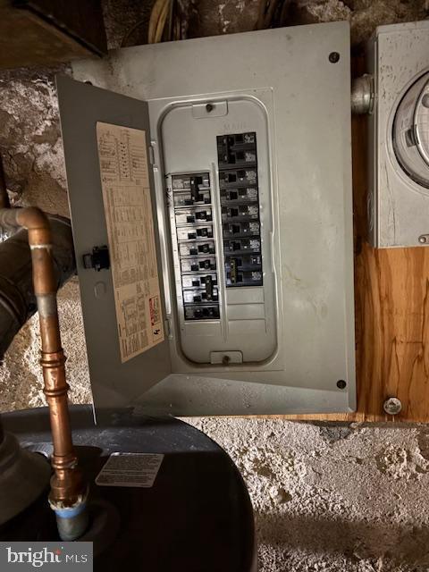2642 S 17th St, Philadelphia, PA 19145 - utilities with electric panel and electric meter
